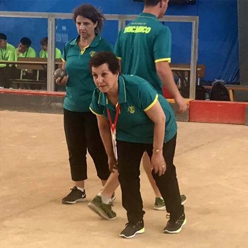 ladies playing Bocce